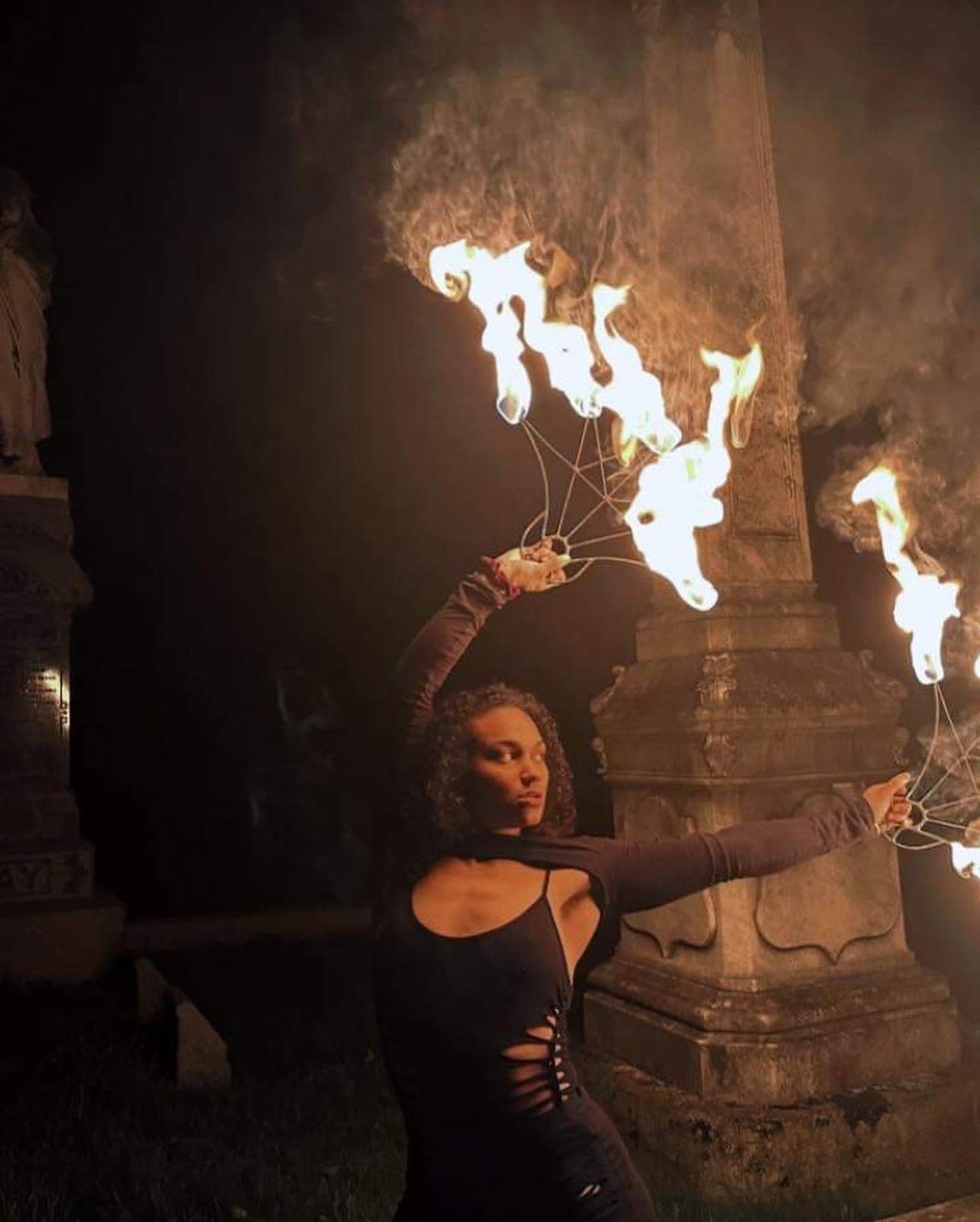 Fire performer